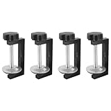 Gurtt 4er-Pack C-Klemmen, 13–57 mm verstellbare Tischklemme, Edelstahl, für Klemmen, Spannvorrichtungen, Holzbearbeitungswerkzeuge, Autoreparaturen