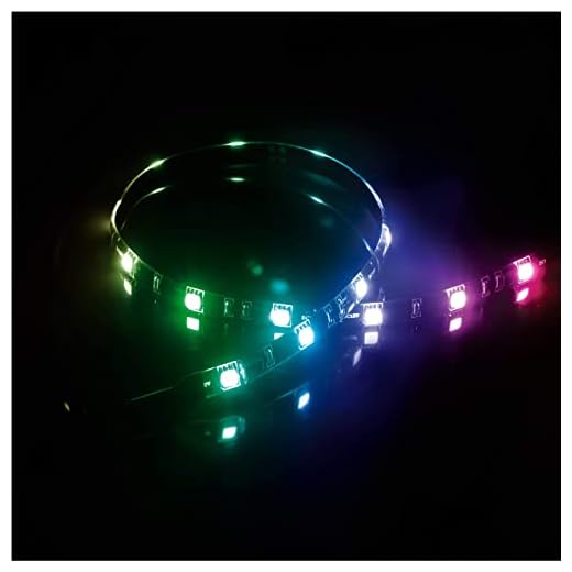 Akasa Vegas MB | Luz de tira de LED RGB | 50 cm | Base magnética | AK-LD05-50RB