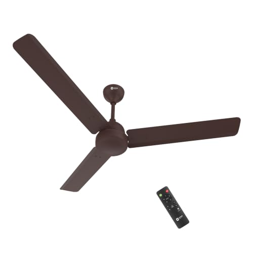 Image of Orient Electric 1200 mm Uno BLDC | BLDC energy saving ceiling fan with Remote |BEE 5-star rated | Saves up to 50% on electricity bills | 3-year warranty by Orient | Chocolate Brown