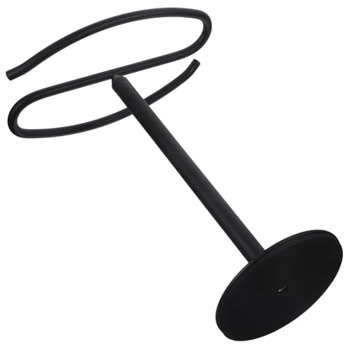 Porte-serviettes de qualité supérieure en acier inoxydable noir mat - 2