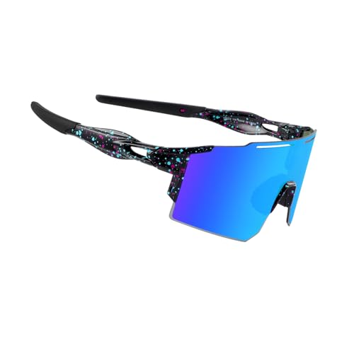Lunettes de soleil de cyclisme polarisées OULAIQI avec 3 verres interchangeables pour homme et femme
