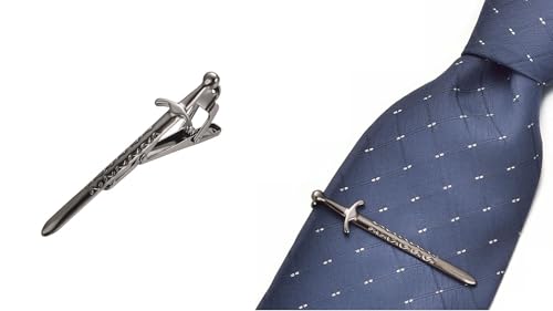 Image of Yoursfs Vintage Scottish Sword Tie Clips for Men Personalised Tie Clips Funny Sword Tie Bars Unique Cool Tie Pin for Men's Jewelry