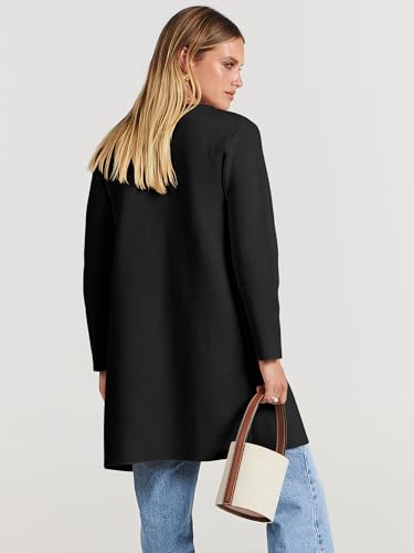Image of ANRABESS Womens Cardigan Sweater Open Front Knit Long Coatigan Dressy Casual Jacket Coat 2026 Fall Outfits Classy Clothes