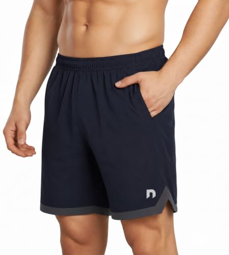 Image of NEVER LOSE Men's Lightweight Performance Training Shorts with Quick-Dry Fabric for Running, Gym and Everyday Workouts