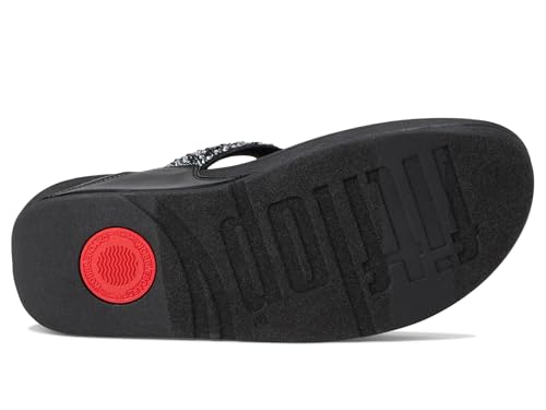 Image of FitFlop Women's LULU Crystal Embellished Toe-Post Sandals