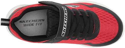 Skechers Kids Boy's Microspec Max-Torvix Sneaker, Red/Black, 12.5 Wide Little Kid | Image 4