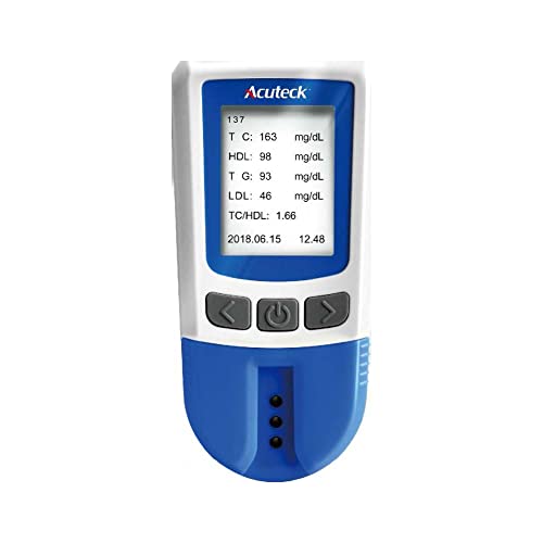Lipid Test Meter Kit Cholesterol Test Cholesterol Monitor Meter HDL Cholesterol Triglycerides Test Meter Kit