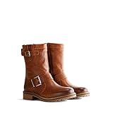 Travelin' Silkeborg Damen Outdoorstiefel - aus Leder, Wasserdicht & 100% Wolle Gefüttert - Cognac EU 39