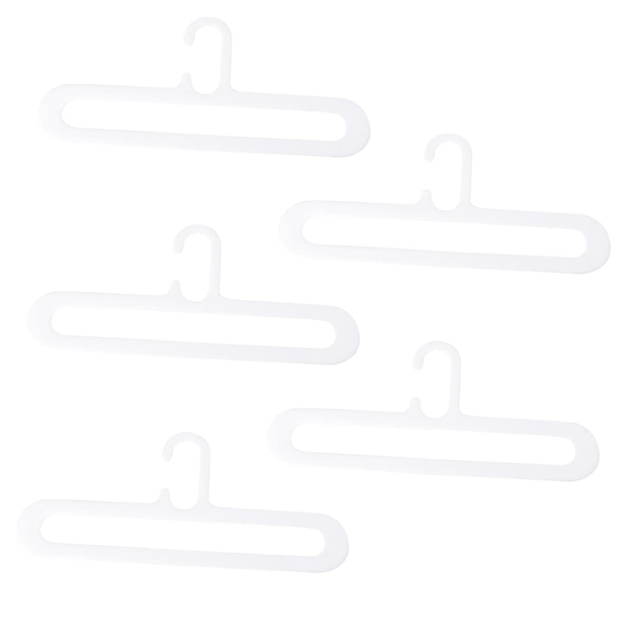 VILLFUL 5pcs Clothes Rack Storage Hook Hanger Coat Hangers Practical Hangers Household Hangers Clothes Hangers Space Saving Hanger Wall Hanging Hooks Clothes Storage Hangers White Plastic