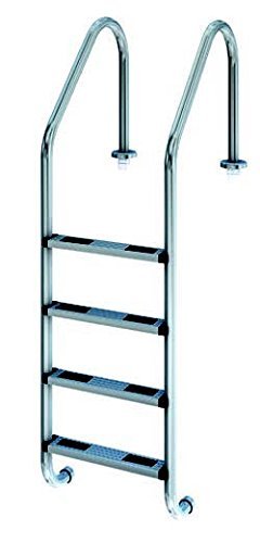 Standard Ladder 4 Step Stainless Steel antider