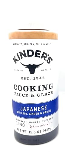 Kinder's Marinades, BBQ, Dipping & Wing Sauces - 1 bottle (Japanese Cooking Glaze 15.5oz)