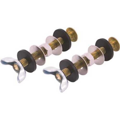 Replacement for Premier 192265 5/16 in. x 3-1/8 in. Tank to Bowl Bolt Brass Pack of 2