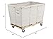 Global Industrial 20 Bushel, Canvas Basket Bulk Truck, 48