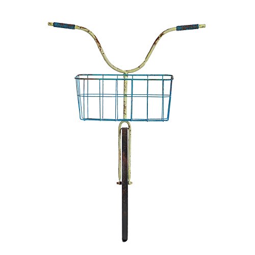 Front Basket Bicycle Wall Décor/Planter - 22 X 8 X 31 Inches #TOP1