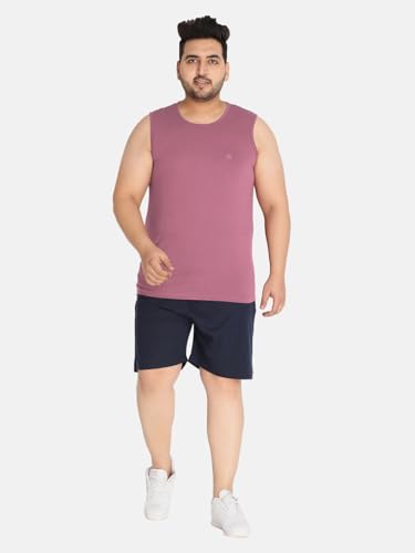 Image of CHKOKKO Men Cotton Regular Fit Tank Tops Sleeveless T-Shirt Gym Wear Vest Solid Stylish Round Neck Running Sando For Sports Workout Fitness & Casual Or Beach Wear