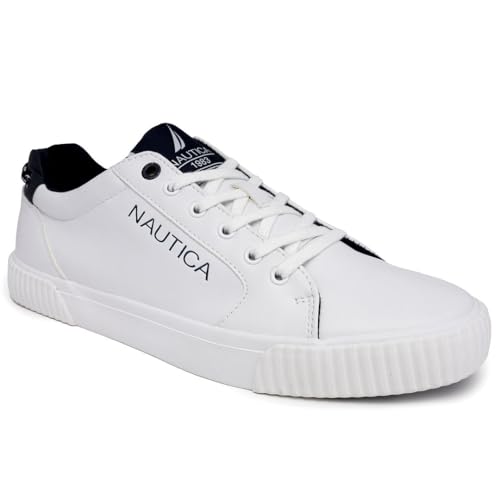 Image of Nautica Men's Casual Shoe, Classic Lace-Up Low Top Loafer, Fashion Sneaker - in Medium & Wide Width Sizes