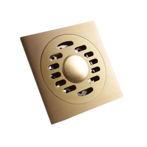 1pc 4 Inch Copper Deodorant Square Floor Drain Bathroom Washing Machine miniatura 1