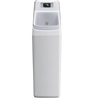 GE Smart Water Softener with Integrated Filtration, 30,000 Grain, Reduce Hard Minerals to Whole House, Built-in WiFi with Water Flow Alerts, Soft Water for Shower, Appliances, and Plumbing, GXMD30W