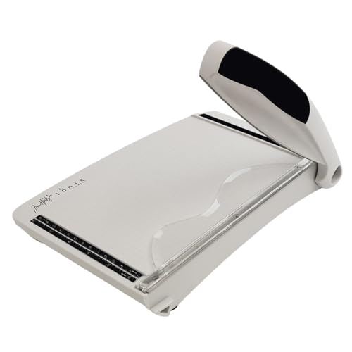 Tonic Studios Paper Cutter Tool - Guillotine Paper Trimmer for Scrapbooking, Vinyl, and Craft Paper - 8.5 Inch Cutting Length with Ruler and Grid Lines