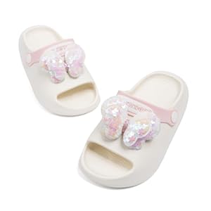 CENCIRILY Baby Girls Boys Cartoon Slides Sandals Lightweight Open Toe Non-Slip Slippers Toddler Garden Clogs Kids Outdoor Beach Pool Shower Summer Cute Mules Water Shoes