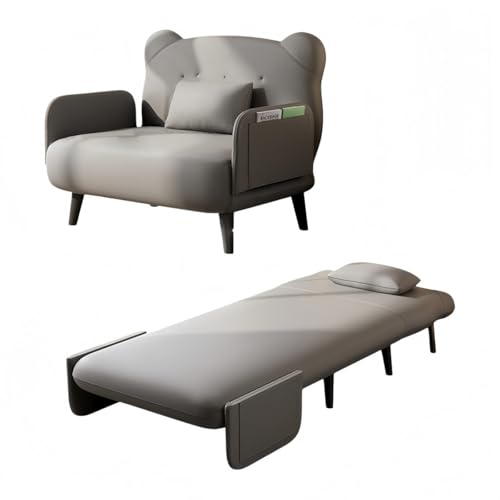 Luminary Aether�\�t�@�[�x�b�h �܂肽���ݎ� 1 �l�p / 2 �l�p 3WAY �}���`�t�@���N�V���� �N�b�V�����t�� �A�[�����X�g 5 �i�K���N���C�j���O �ȃX�y�[�X �V���O���\�t�@ �x�b�h �I�����W �� 70cm (�O���[,70��)