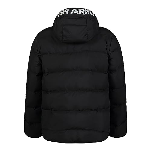 Image of Under Armour Boys' Pronto Hooded Puffer Jacket, Lightweight & Water Repellent