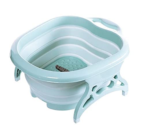 P M H Foldable Foot Tub Massage Bucket With Massage Roller, Spa Basin, Soaking Feet Suitable For Home Spa Pedicure Relieve Stress (Multi Color)