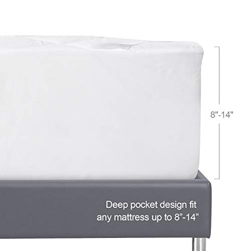 RV King Mattress Topper Pad Protector Waterproof, Absorbent and Quilted Mattress Protector for RV Mattress King 72x80, RV King Fitted Matress Cover