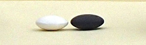 碁石　日向特製　本蛤碁石　34号　徳用印 Amazon | 囲碁 日向特製蛤碁石 徳用 34号（厚さ約9.5mm