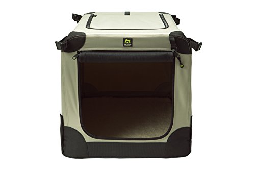 Maelson Soft Kennel faltbare Hundebox -beige - S 72 - (72 x 52 x 51 cm)