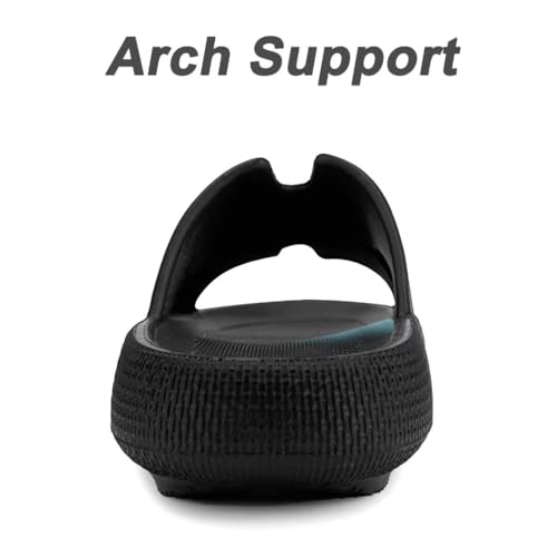 H-starp Cloud Cushion Slides for Women,Womens Platform Comfortable Memory Foam Arch Support Recovery Sandals,Waterproof EVA Cushioned Pillow Slippers for Beach Shower Bathroom Pool3