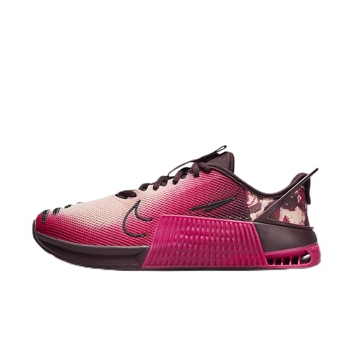 Nike Metcon 9 EasyOn AMP Women's Shoes (FQ7221-600, Burgundy Crush/Rush Pink/Crimson Tint/Black) Size 12