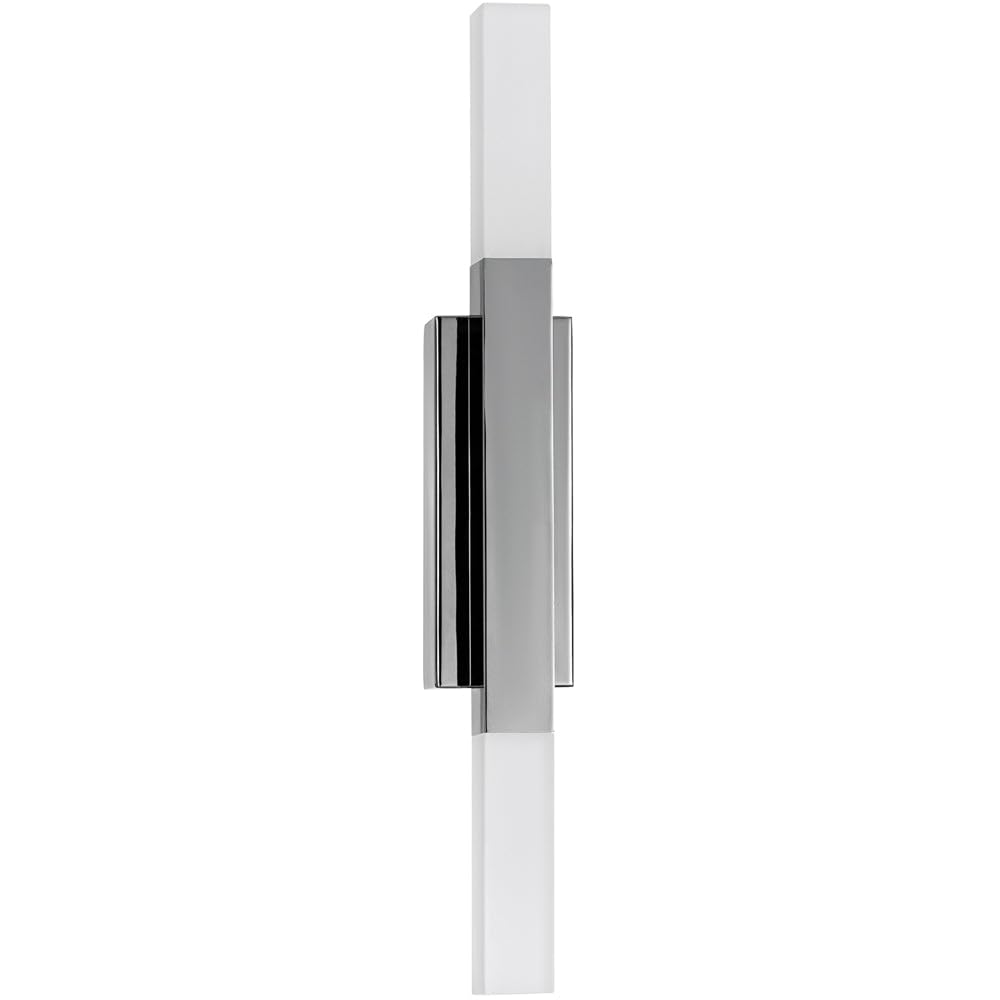 Loops Unisex Metallics Sleek Modern Design Chrome Mirror Wall Light For Home Decor In Size 2