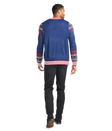 Tipsy Elves Men's Thanksgiving Sweaters - Colorful and Funny Ugly Thanksgiving Sweaters for Men - Cozy Holiday Pullovers2