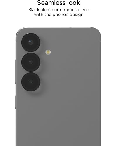 Image of ZAGG Glass Elite Anti-Reflective Samsung Galaxy S25 Camera Lens Protector - Anti-Glare Technology, Maximum Impact & Scratch Resistance, Smudge-Free Surface, Recycled Materials