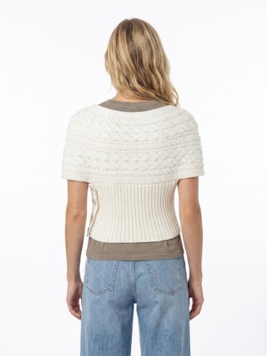 Image of Aran Woollen Mills Corrib Crossover Merino Aran Wrap - 100% Merino Wool - Made in Ireland