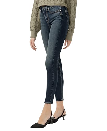 Silver Jeans Co. Women's Isbister High Rise Skinny Jeans2