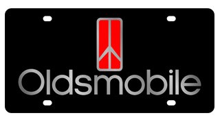 Eurosport Daytona- Compatible With - Oldsmobile Rocket - Carbon Steel License...