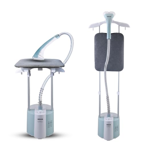 INALSA Standing Iron Garment Steamer-2000 W|Variable Control Knob |1.45L Detachable Water Tank|Adjustable Iron Board|Vertical & Horizontal Steaming up to 30g/min|28 sec Fast Heating-STEAM MASTER PLUS (B0D2K81SP6) Amazon Price History, Amazon Price Tracker