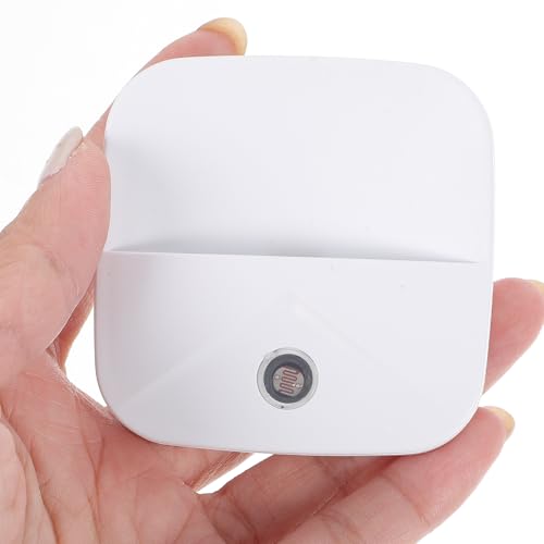 3Pcs LED Sensor Night Lights US Plug White Light miniatura 4