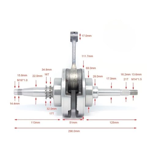 Vilebrequin pour VTT 250 pour réparer les pannes de moteur - 4