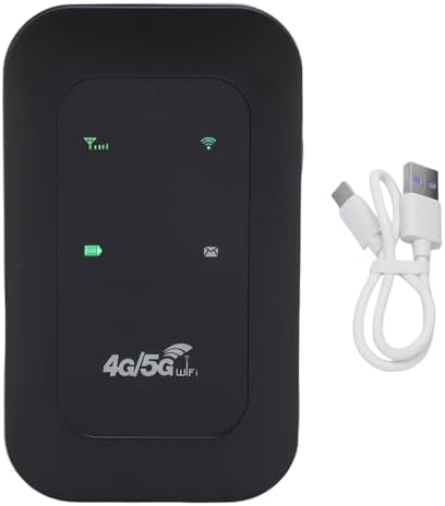 Keenso 4G WiFi Hotspot LTE Mobile Router 10 Connected Devices 300Mbps High Speed for Travel Portable Router