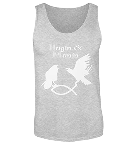 Débardeur pour homme motif corbeau gris pour vos activités estivales