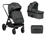 Cochecito 2 en 1 desde el nacimiento y un peso máximo de 22 kg, con asiento deportivo y capazo, compatible con el portabebés Tiffany (no incluido).