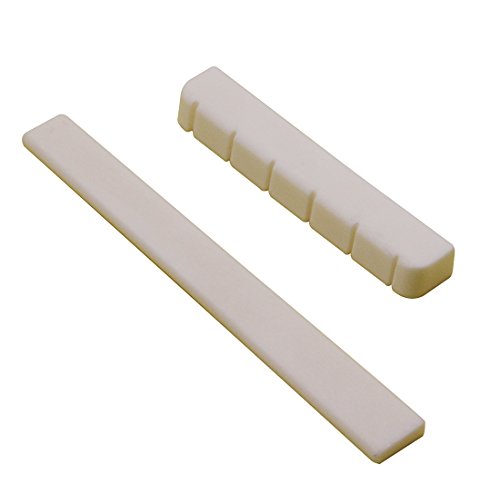 Blisstime 1 Set Of Classical Guitar Buffalo Bone Saddle And Nut Premium Quality #TOP1