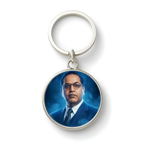 Image of MG | Protective Evil Eye /Spiritual Symbols /Om /Motivational Keychains | Double-Sided Metal Key Ring | Good Luck and devine Charm for Car, Bike, Home & Office