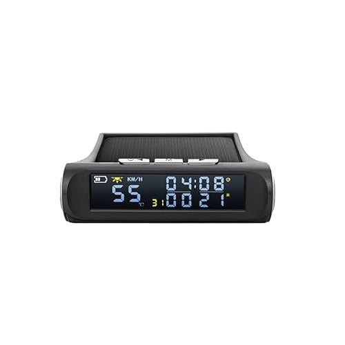 OBEST TPMS Reifendrucküberwachungssystem,Drahtloser TPMS-Monitor mit 4 Externen Sensoren & LCD-Display,Geeignet für Verschiedene Modelle von Auto SUV
