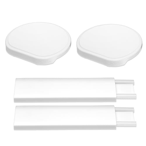 Image of White - Expansion Pack - 2 Straight Tracks and 2 Trays. Does not Work Without the Lazy Susan Revolution Full Set (Sold Separately).