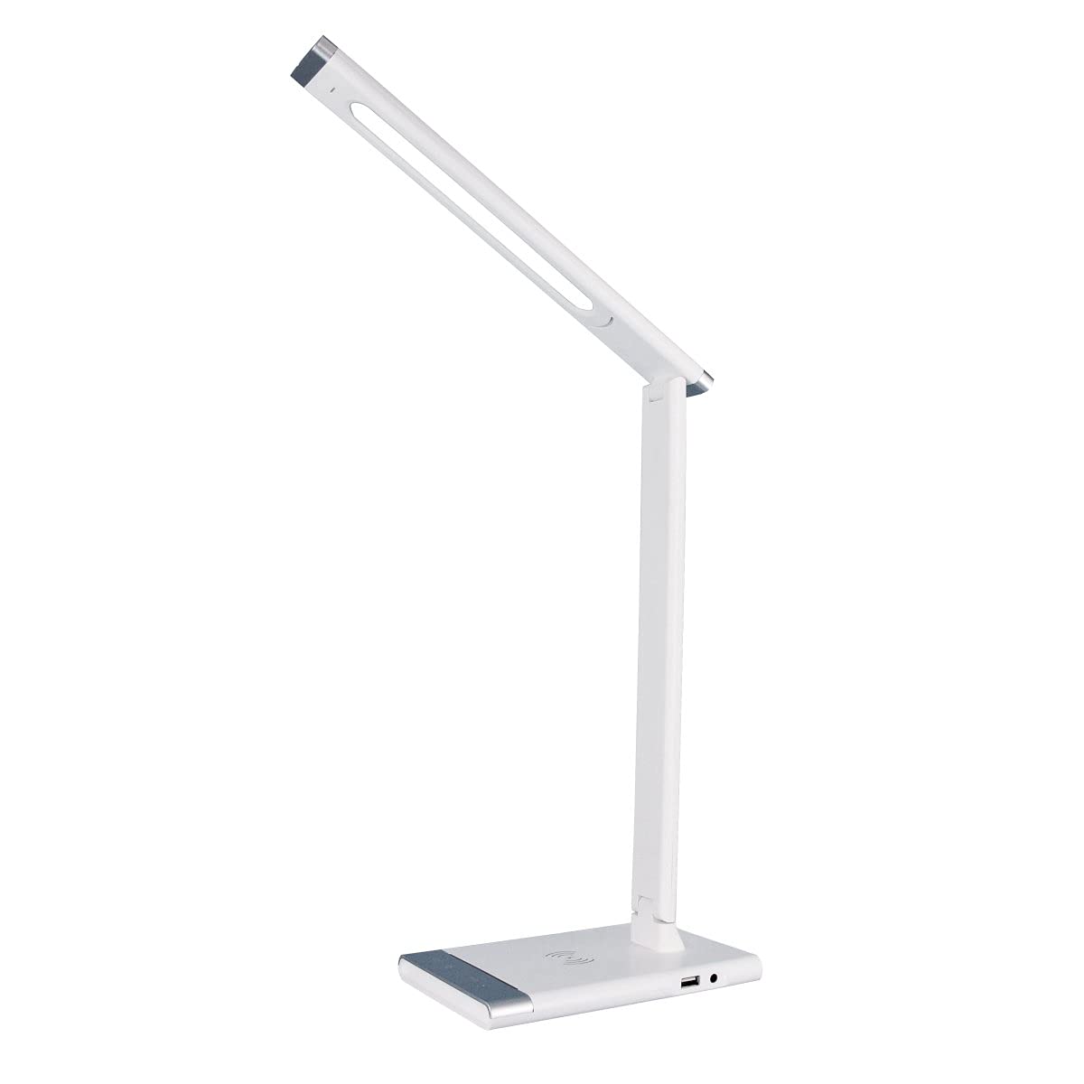 Jandei - Lámpara LED Escritorio Con Carga USB Para Móvil, 3 Tonos de Color, Intensidad Regulable, Función Noche Y Modo Lectura, lámpara Mesita de Noche, Luz de Lectura Flexo Táctil. (Cuidado Ocular)