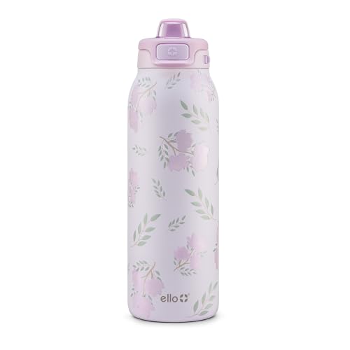 Image of Ello Pop & Fill Insulated Stainless Steel Water Bottle with Quick Fill Lid, Leakproof Locking, Sip or Chug Spout, BPA-Free, Double Wall Vacuum Insulated for Sports, Travel & School- 22oz / 32oz / 40oz
